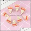 Pins Brooches Pins Piece Of Pizza Delicious White Love Personality Creative Badge Ornament Special Enamel Cartoon Lapel Denim 1133 Dh84Q