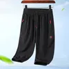 Casual Shorts 2024 Mens Summer Slim Loose Mens Sports Pants Trend mångsidig snabb torkning av andningsbara beskättade byxor