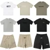 Designer -Shorts Herren T -Shirts Ess Shirt Casual Nebel Kurzarm FG Tees 1977 Baumwoll Luxurys Brief Stereo Druck T -Shirts Essen Tees Shorts Hosen High Street Shorts