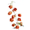 Decoratieve bloemen 1 Branch Simulatie Bloem Colorfast Faux Silk Extended Real Looking Elegant Campanula Chic Holiday Supplies