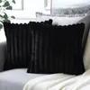 Kissen Plüschabdeckung moderne dekorative Kissen für Sofa weiß grüne Wohnkultur Haar Luxus 45x45/30x50 kostenlos