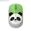 Mice Cute Wireless Mouse USB Mini Rechargeable Gift Cartoon Computer Silent Click Mice for Kids Y240407