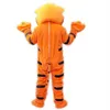 2024 Halloween Orange Tiger Mascot Costume Costume de fantaisie personnalisée Anime mascotte thème de fantaisie habille Costum Costum