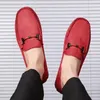 Casual Shoes Italian Mens Loafers Driving Lightweight Slip On Summer Handmade Leather Men