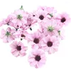 Dekorativa blommor 100st Simulated Flower Daisy Artificial Fake Wedding Arch Arrangement bildekor