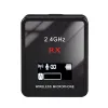 Microfoons 2,4 GHz draadloos lavalier microfoonsysteem compatibel met DSLR -camera's camcorders iPhone Android -smartphones en -tablets