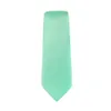 Nekbanden klassieke stropdas 7,5 cm zakelijke halslijn vaste kleur bijpassende trouwjurk set heren tie mode massieve kleur streep gravat accessoiresc240407