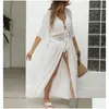 Basic Casual Dresses Y Beach Dress Swimwear Women Er Up Cardigan Bikini Ups Robe For Drop Delivery Apparel Womens Clothing Dh4Lu