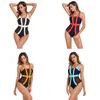 Swimons de maillots de bain pour femmes Swimsuit Sexy 2024 Bikini Sports Sports Sports Fissure de bain S-XXL TABLE Monokini Swimsuitc240407