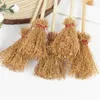 Party Decoration 10/20st Mini Straw Broom Furniture Model Doll House Game Toy Funny Miniature Accessories Tiny Pretend Play