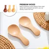 Scoops de café 3 pcs mini cuillère en bois petites cuillères à thé