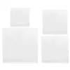 Decorative Plates 4 Pcs Display Stand Acrylic Jewelry Block Trinket Cosmetics Blocks Booth Holder