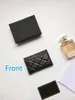 Designer Credit Card Water Ripple Wallets women wallet Cards Holder women card holders mini wallets small Leather Organizer wallet With dust bag box Mens Money purse