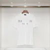 Herrendesigner Fashion T-Shirt Schwarz-Weiß Kurzarm Luxusbrief Grafisches T-Shirt