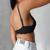 Élégant bar souds lingerie femmes en dentelle bralette gilet sans fil dames sexy vneck sous-vêtements crop tops plus taille s3xl 240407