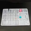 Dental Plastic Instrument Tray for Efficiently Organizing and Separating Dental Instruments Appliances and Consumables into Segregated