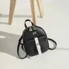 Schooltassen Shishi Leisure Koreaanse damestas vaste kleur crossbody trend bowknot kleine rugzak voor meisje