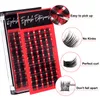 DIY -Cluster -Wimpern 60 pcs segmentierte Wimpern Erweiterungen Dicke natürliche individuelle Wimpern Weiche leichte C -Locken gepfropfte Wimpern