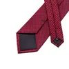 Ties cravatte al collo Hi cravatta designer rosso bordeaux puro seta per matrimoni da uomo manico da uomo pezzi di pezzi da uomo collana da uomo collana di moda festeggiatore ciondolo c240412