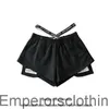 2023 Nieuwe Gray American Sports Summer Shorts voor vrouwen met een hoge taille uit het heren Design Unieke Casual Beach Hot Pants