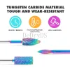 Satser 10 i 1 nagelborrbitar sätter 3/32 "Tungsten Carbide Nail Files Electric Nail Drill Kit för Manicure Pedicure Set Home Salon Use