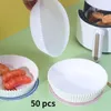 Baking Tools Disposable Air Fryer Paper Liner Oil-proof Water-proof Non-Stick Round Tray Barbecue Plate Food Oven Kitchen Mat
