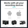 Аксессуары для видео микрофон Telesin Video Microphone Oncamera Universal Vlogging Microphone для iPhone Android Canon Sony DSLR планшет