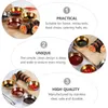 Assiettes 30 pcs Assaisonnement Dinning Table Decoration Sauce Sauce Sauce Sauce Ketchup Livres en acier inoxydable Flavour Assiette