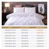 Luxe beddengoedset witte euro dekbedovertrek met kussensloop Twin Queen Double Nordic Bed No Sheet King 3pcs 220x240 Home 240325