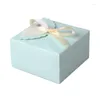 Geschenkverpackung 10pcs handgefertigt farbenfrohe Karton Bonbonbonbion Ribbion DIY SOAP JUEME PACT BAG Geburtstag Hochzeitsfeier Dekor Dekor Dekor