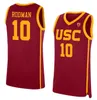 Maglie da basket USC Trojans 6 Bronny James Jr. 5 Boogie Ellis 1 Isaiah Collier 0 Johnson 24 Joshua Morgan 3 Isaiah Mobley 5 Nikola Vucevic Nick Young Okongwu