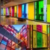 Pencere Çıkartmaları Renk Folyo Cam Sticker Isı Yalıtım Güneş Koruyucu Gölgelendirme Selofan Şeffaf İki Yönlü Film Dekoratif Kazanma