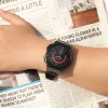 Uhrenkoffer Mod Kit für Samsung Galaxy Watch 4 5 Pro 45 mm 44 mm roter Schutzmetall -Stoßfänger Silikonband für Männer Frauen