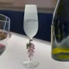 Weingläser Champagnerflöten einzigartige Getränkeglas Clear Trinking Cup für Heimnutzung Jubiläum Hauswarming Geburtstagsfeier Bars