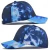 Ball Caps à la mode Tie Dye Impression de conception de baseball Camion Tamion réglable Disponte du soleil Q240403