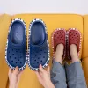 Trend Fashion Slippers Slies Slides Rubber Sandals Women Skatboard Platform Bule Beach Foam Outdoor Walking Treatable Soft Sove 36-44