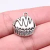 Charms Findings Cupcakes Jewelry Materials 20x19mm 10pcs