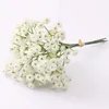 Decorative Flowers 5pcs/lot Starry Artificial Flower Bouquet DIY Babysbreath Fake Home Decor Soft Rubber Christmas Wedding Decoration