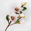 Decorative Flowers Simulation Magnolia Branch EVA Foam Flower Artificial Orchid Imitation Fake