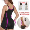 Taille buik shaper vrouwen volle lichaam shaper taille buikbesturing Slank een stuk korset mantel lifter dij slankere bodysuit shapewear l2447