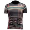 Fałszywe lato nowe wysokiej jakości jedwabne bawełniane męskie Trend T-shirt z krótkim rękawem QT6012AFD991 42ov