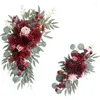 Decoratieve bloemen kunstmatige boog swag voor boho bruiloft verjaardagsfeestje ceremonie bloemen slingers arrangement receptie achtergrond decor p9p0