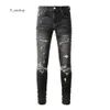 Designer Jeans Herren Purple High Street Hole Star Patch Herren Womens Star Stickerei