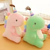 Kawaii Unicorn Dinosaur Plush Toy Cute Dragon Plushies knuffel Dieren Candy Dinosaur Doll Soft Kids Verjaardagsgeschenk 240328