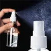 30ml 1oz Spray Bottles Plastic Clear Portable Travel Bottle Empty Refillable Reusable Fine Mist Atomizer Container 11 LL