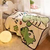 Couvertures dessin animées de flanelle imprimées pour le lit Sofa Girls Garçons Gift Gift Halloween Christmas Cover Super Soft King Size Decor