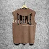 夏の男性のためのノースリーブトップスルーズティーレタープリントTshirt Luxury Designers Tanks Workout Boosable Crew Neck Tank Tops for Youngster