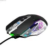 Mice Wired games mouse lights up esports chicken eating macro definition programming computers laptops general stock wholesale Y240407