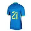 2024 BrAZiL National Team Mens Player Soccer Jerseys DANILO L.PAQUETA VINI JR RICHARLISON RODRYGO Home Away Long Sleeve GK Football Shirts