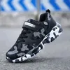 Athletic Outdoor Brand Summer Children Camouflage Sneakers Kids Sports Tennis Shoes Breathable Mesh Boys Girls Running Shoes Outdoor Casual Shoes 240407